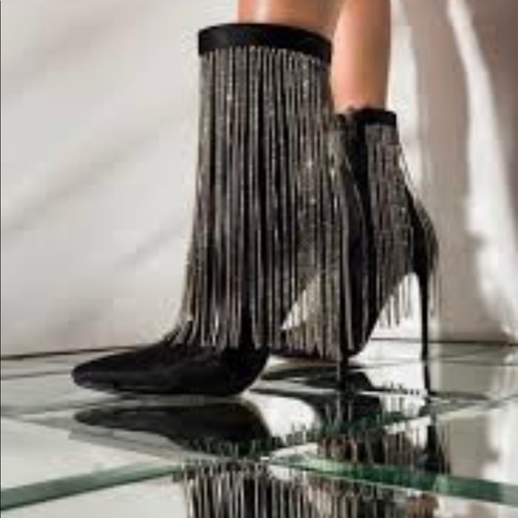 Azalea Wang Hanging Down Low Stiletto Heel Bootie - Picture 10 of 14